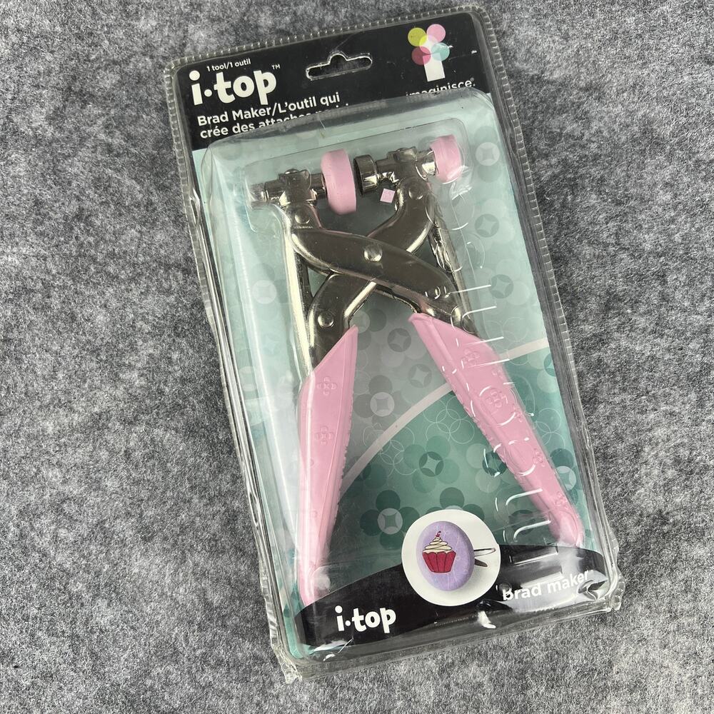 I TOP I-TOP IMAGINISCE Button Brad Maker #001309 NEW FACTORY SEALED